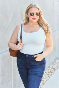 Basic Bae Full Size Square Neck Wide Strap Tank Trandify deal