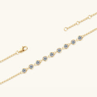 Inlaid Moissanite 925 Sterling Silver Bracelet Trandify deal