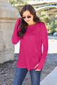 Basic Bae Full Size Round Neck Long Sleeve T-Shirt Trandify deal