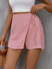 Tied High Waist Skort Trandify deal