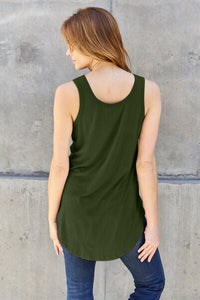 Basic Bae Full Size Round Neck Tank Trandify Deal