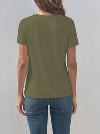 Dog Graphic Round Neck T-Shirt Trandify deal
