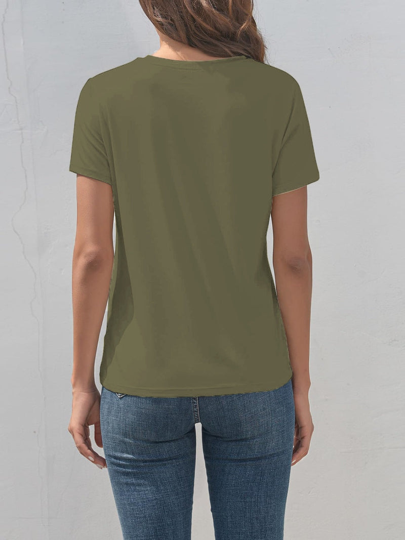 Dog Graphic Round Neck T-Shirt Trandify deal