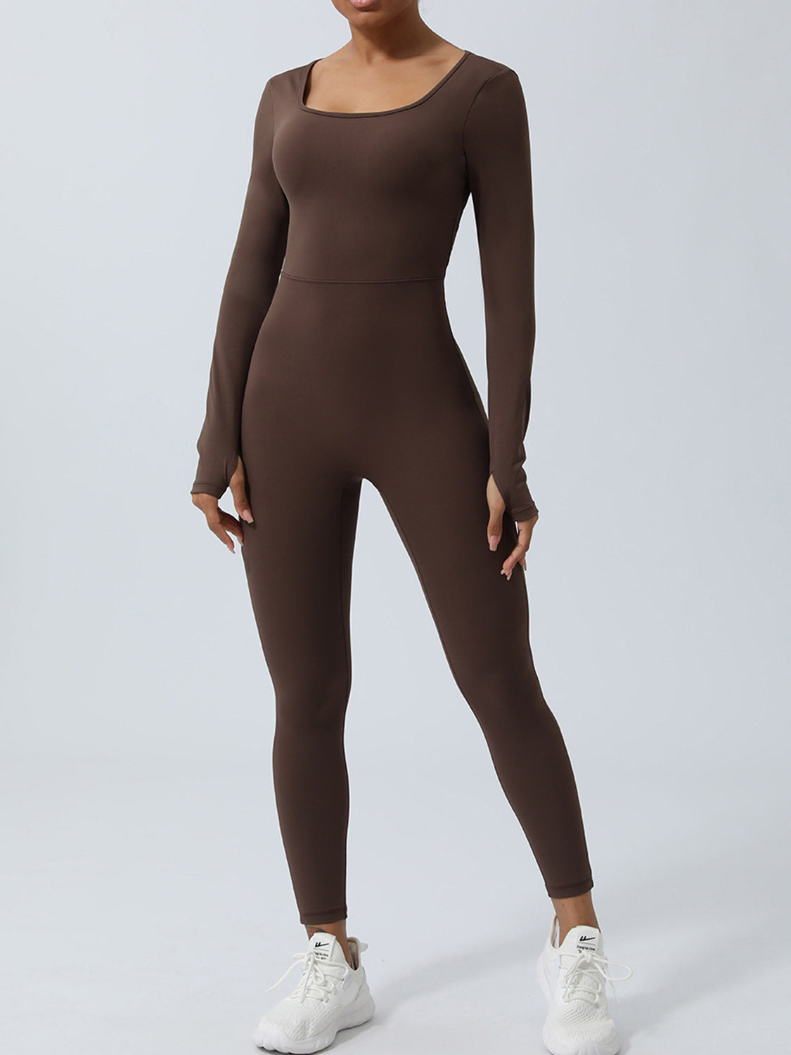 Twisted Backless Long Sleeve Jumpsuit Trandify deal