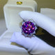 10 Carat Moissanite 925 Sterling Silver Flower Shape Ring Trandify deal