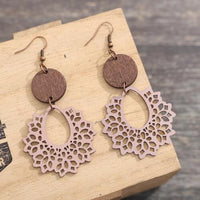 Geometric Cutout Dangle Earrings Trandify deal