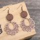 Geometric Cutout Dangle Earrings Trandify deal