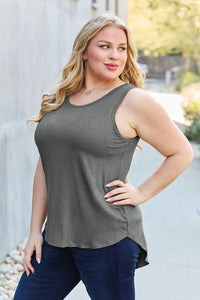 Basic Bae Full Size Round Neck Tank Trandify Deal