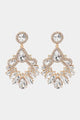 Zinc Alloy Frame Glass Stone Dangle Earrings Trandify deal