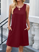 Lovelet Cutout Round Neck Sleeveless Dress Trandify deal