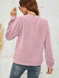 Round Neck Long Sleeve MAMA Graphic Sweatshirt Trandify deal