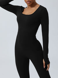 Twisted Backless Long Sleeve Jumpsuit Trandify deal
