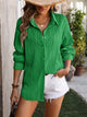 Button Up Dropped Shoulder Shirt Trandify deal