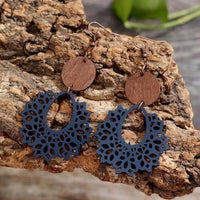 Geometric Cutout Dangle Earrings Trandify deal