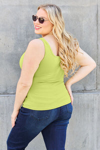 Basic Bae Full Size Square Neck Wide Strap Tank Trandify deal