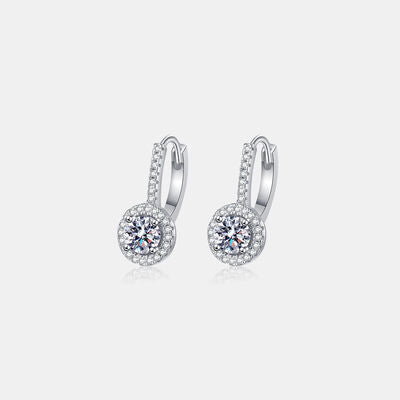 1 Carat Moissanite 925 Sterling Silver Earrings Trandify deal