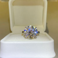 10 Carat Moissanite 925 Sterling Silver Ring Trandify deal