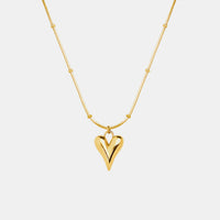 Titanium Steel Heart Pendant Necklace Trandify deal