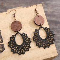 Geometric Cutout Dangle Earrings Trandify deal