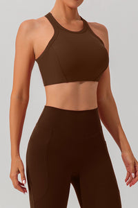 Round Neck Racerback Active Tank Trandify deal