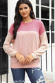 Color Block Dropped Shoulder T-Shirt Trandify deal