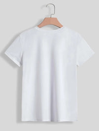 HAPPY EASTER Round Neck Short Sleeve T-Shirt Trandify deal
