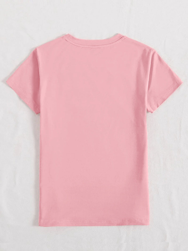 CHILLING WITH MY PEEPS Round Neck T-Shirt Trandify deal