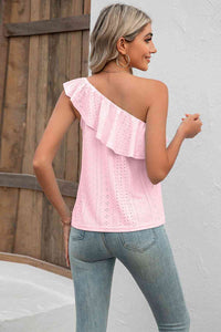 Eyelet One-Shoulder Tank Trandify deal