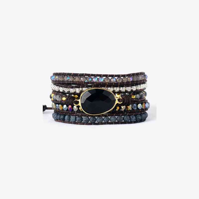 Agate Beaded Bracelet Trandify deal