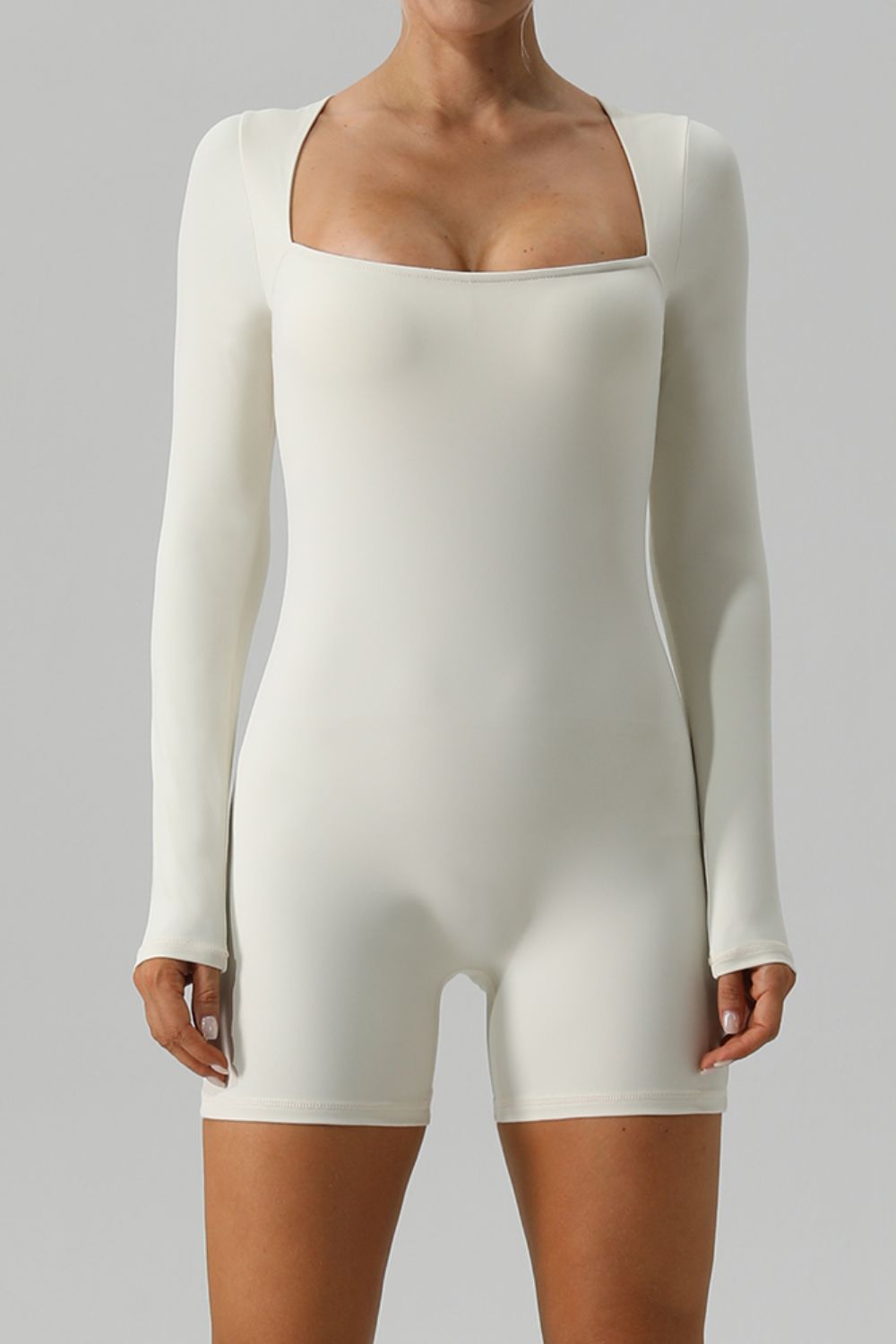 Long Sleeve Active Romper for Running – Comfortable Women’s Athleisure Wear