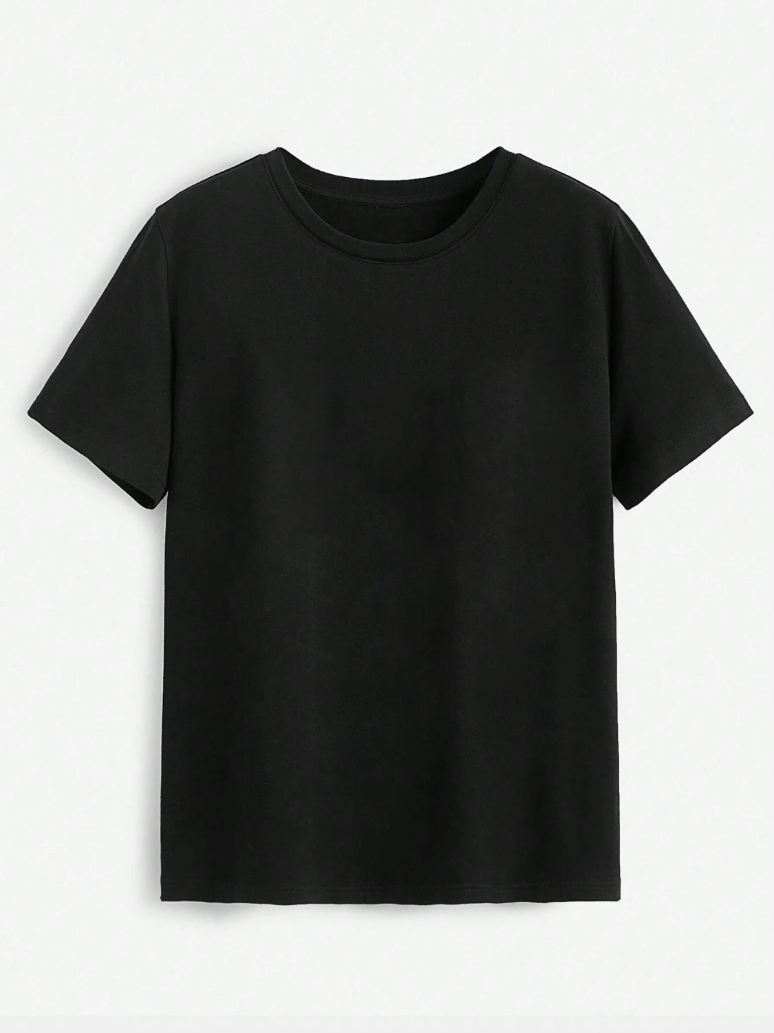 Rose Round Neck Short Sleeve T-Shirt Trandify deal
