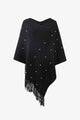 Trendy Pearl Trim Poncho for Women - TrandifyDeal