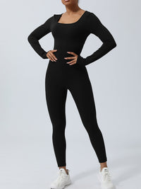 Twisted Backless Long Sleeve Jumpsuit Trandify deal