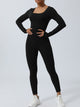 Twisted Backless Long Sleeve Jumpsuit Trandify deal