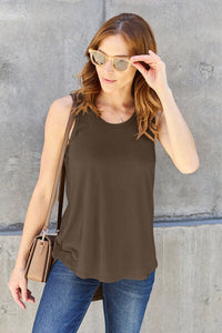 Basic Bae Full Size Round Neck Tank Trandify Deal