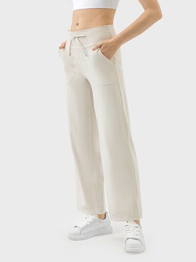 Millennia Drawstring Active Pants with Pockets Trandify deal