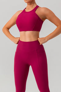 Round Neck Racerback Active Tank Trandify deal