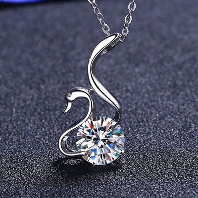 2 Carat Moissanite 925 Sterling Silver Necklace Trandify deal