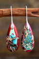 Handmade Teardrop Shape Natural Stone Dangle Earrings Trandify deal