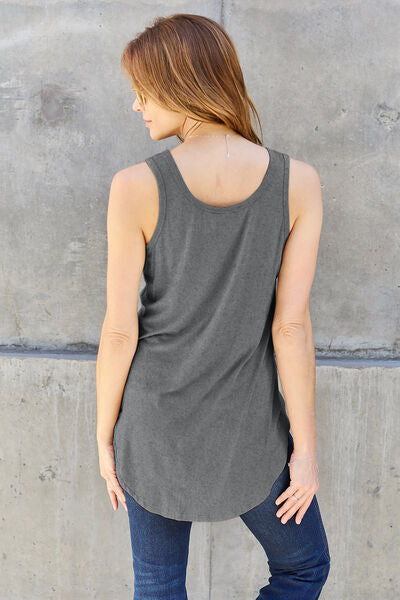 Basic Bae Full Size Round Neck Tank Trandify Deal