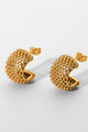 Mesh Half Hoop Earrings Trandify deal