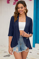 Eyelet Open Front Cardigan Trandify deal