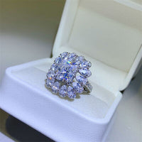 3 Carat Moissanite 925 Sterling Silver Ring Trandify deal