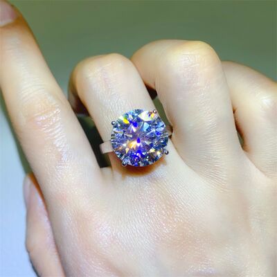 10 Carat Moissanite 925 Sterling Silver Ring Trandify deal