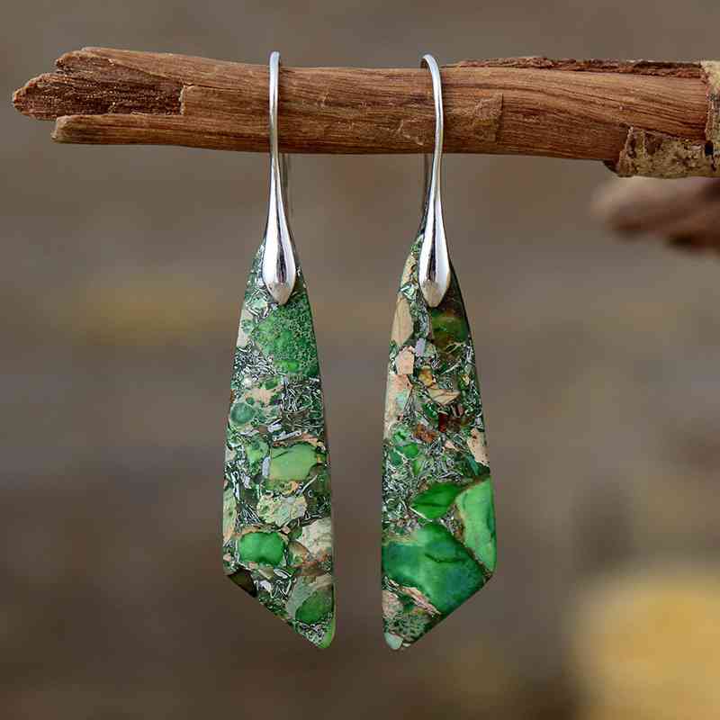 Gold-Plated Copper Dangle Earrings Trandify deal