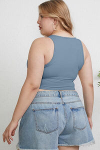 Basic Bae Full Size Round Neck Slim Tank - Trandify Deal