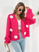 Floral Open Front Long Sleeve Cardigan Trandify deal