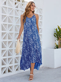 Ditsy Floral Scoop Neck Midi Cami Dress Trandify deal