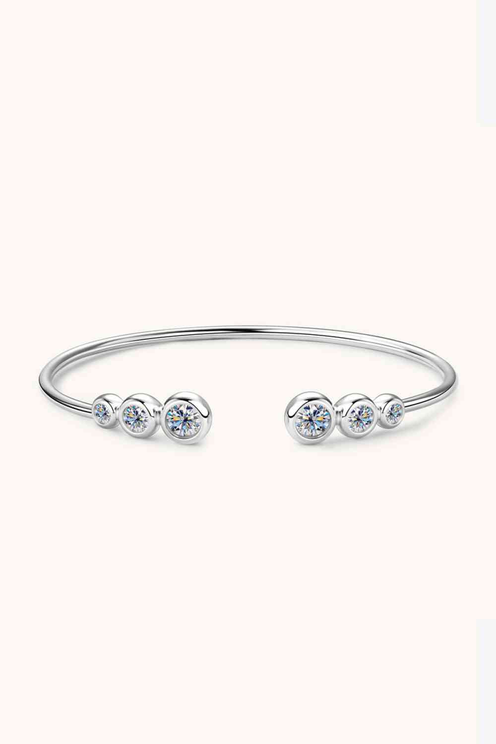 1.8 Carat Moissanite 925 Sterling Silver Bracelet Trandify deal