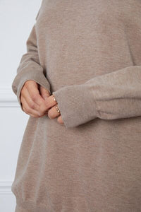 Dropped Shoulder Sweater and Long Pants Set Trandify deal